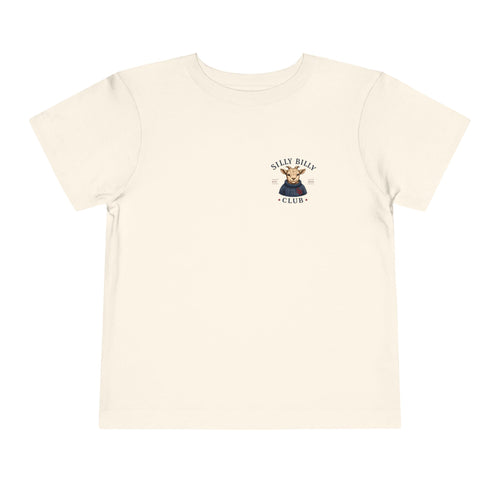 Silly Billy Club Toddler Tee – Vintage Kids Graphic Shirt - Silly Billy Club