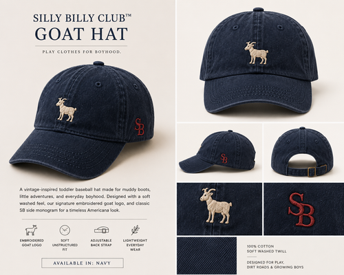 Silly Billy Club- Goat Hat - Silly Billy Club