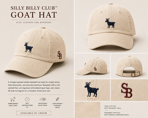 Silly Billy Club- Goat Hat - Silly Billy Club